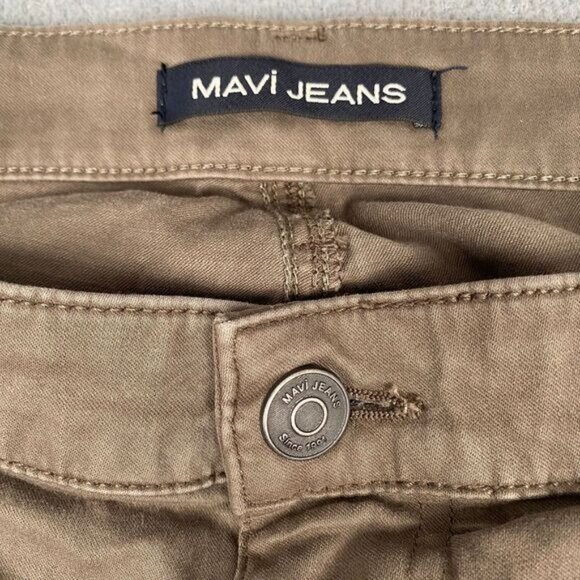 Mavi Jeans Straight Leg Pants Men's SZ 44 Brown Straight Leg Pants Stretch - Picture 2 of 10